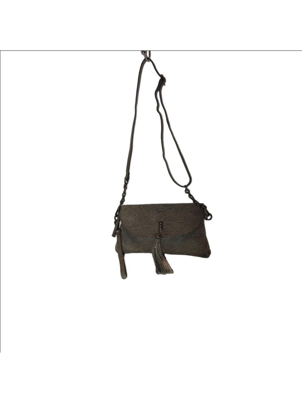 Chez Fine Leather Convertible Bag/Clutch/Wristlet